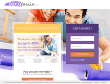 Tablet Screenshot of decofacile.com